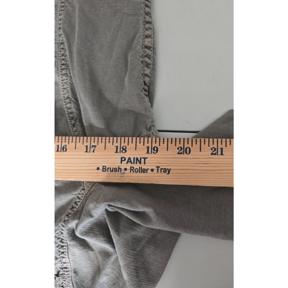 Natural Reflections Gray Long Sleeve Button Shirt Emroidered Size Large - Picture 7 of 10